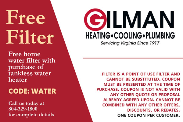 Free home water filter coupon