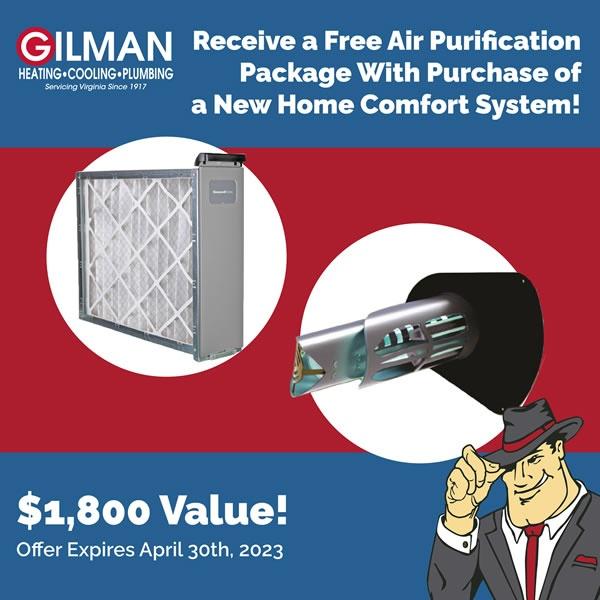 Receive a Free Air Purification Package